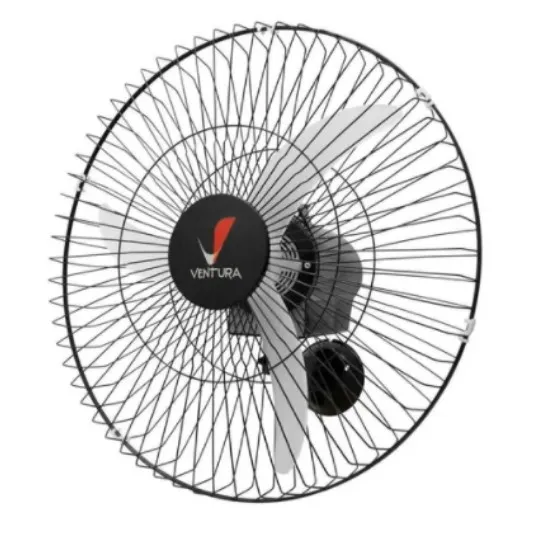 Imagem do produto VENTILADOR OSCILANTE PAREDE 60CM 150W BIVOLT GR/FE PRETO VENTURA 79-6425