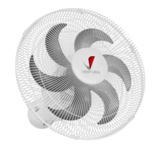 Imagem do produto VENTILADOR OSCILANTE PAREDE 50CM 150W BIVOLT GR/FE BRANCO VENTURA 79-5423