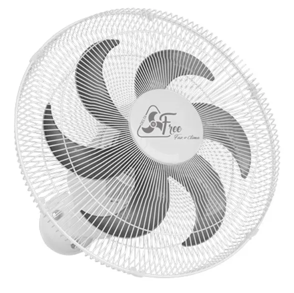 Imagem do produto VENTILADOR OSCILANTE PAREDE 40CM 140W BIVOLT GR/FE BRANCO DELTA FREE 57-4301