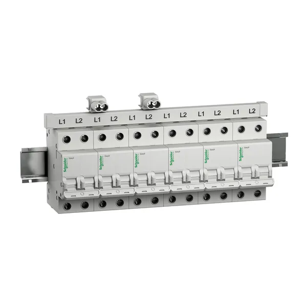 Imagem do produto BARRAMENTO FASE (PENTE DE CONEXAO) 2P 80A 12 POLOS EASY9 SCHNEIDER