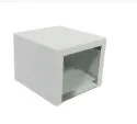 Imagem do produto ARANDELA 2 FOCOS S/ FRISO 1XG9 10X10X8 BRANCO TEXT BL 02 (SCG)