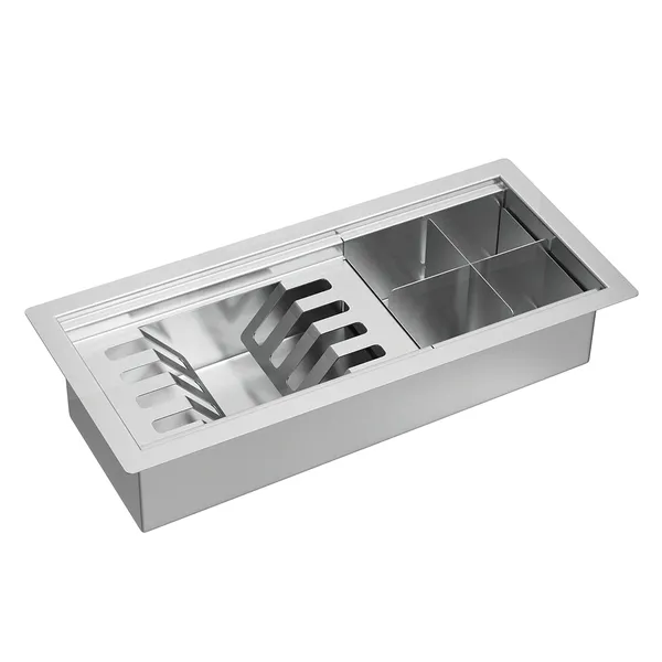 Imagem do produto Calha Organizadora de Cozinha 45cm Inox Deca