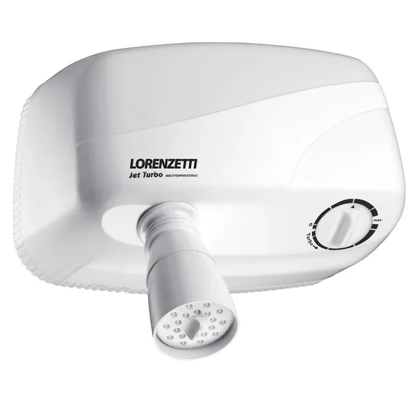 Imagem do produto Chuveiro Elétrico Multitemperatura com Pressurizador 220V 7800W Branco Jet Turbo Lorenzetti