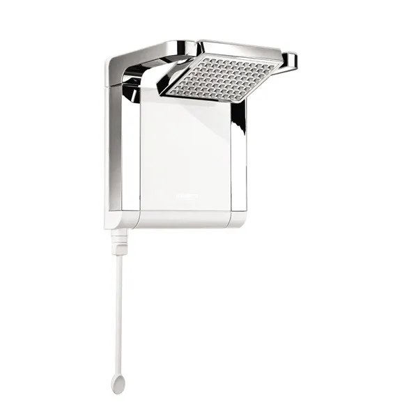 Imagem do produto Chuveiro Eletrônico 220V 7800W Branco e Cromado Acqua Star Lorenzetti