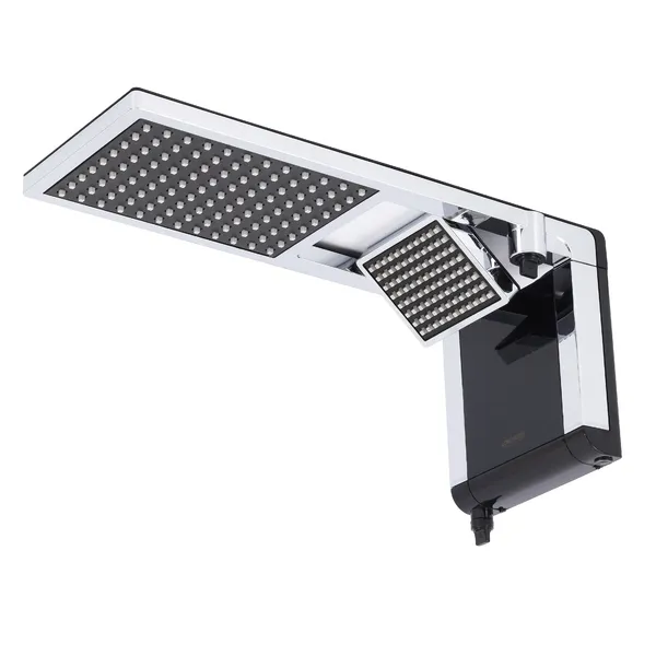 Imagem do produto Chuveiro Eletrônico 220V 7800W Preto e Cromado Acqua Duo Ultra Lorenzetti