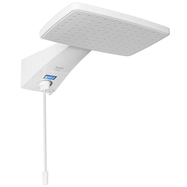 Imagem do produto Chuveiro Eletrônico Digital 220V 7700W Branco Polo Híbrido Hydra