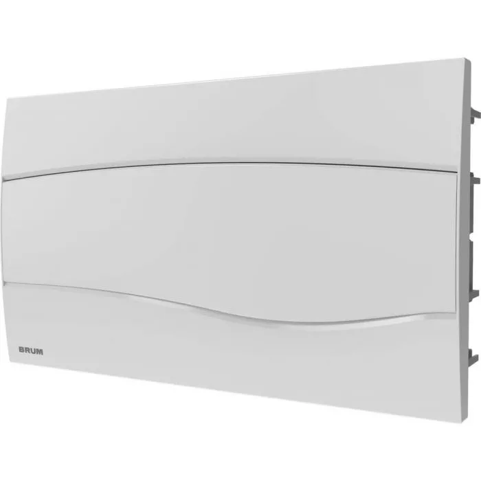 Imagem do produto Quadro PVC Disjuntor Embutir sem Barramento para 18 Disjuntores Branco - Brum
