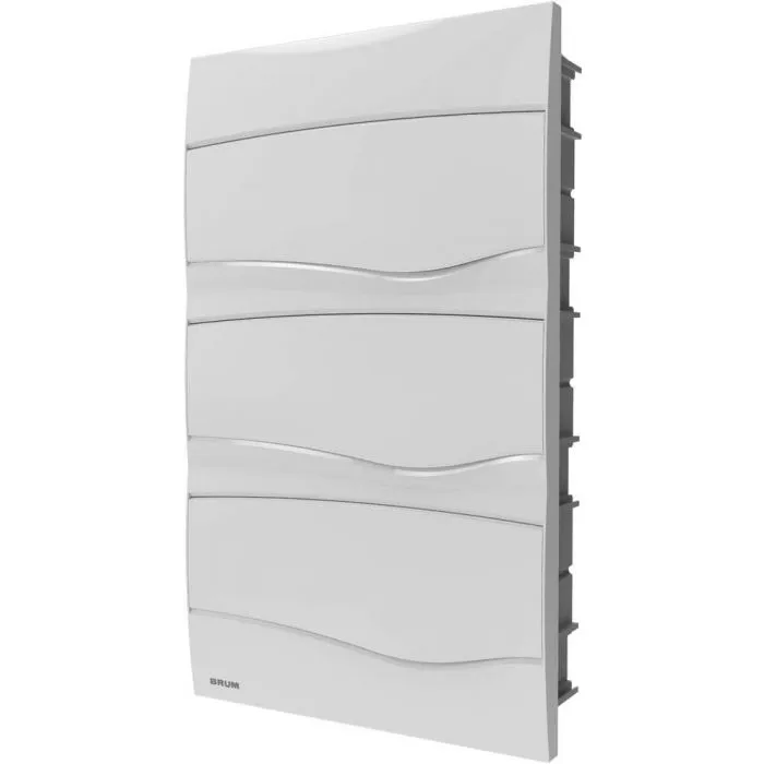 Imagem do produto Quadro PVC Disjuntor Embutir sem Barramento para 36 Disjuntores Branco - Brum