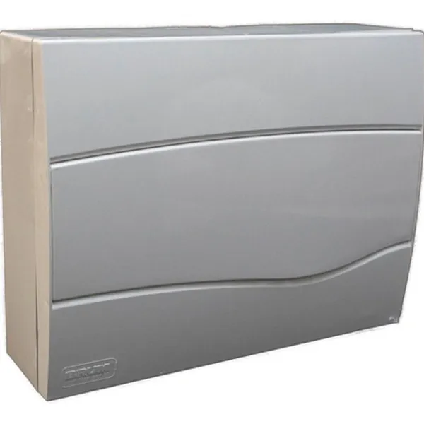 Imagem do produto Quadro PVC Disjuntor Embutir sem Barramento para 12 Disjuntores Branco - Brum