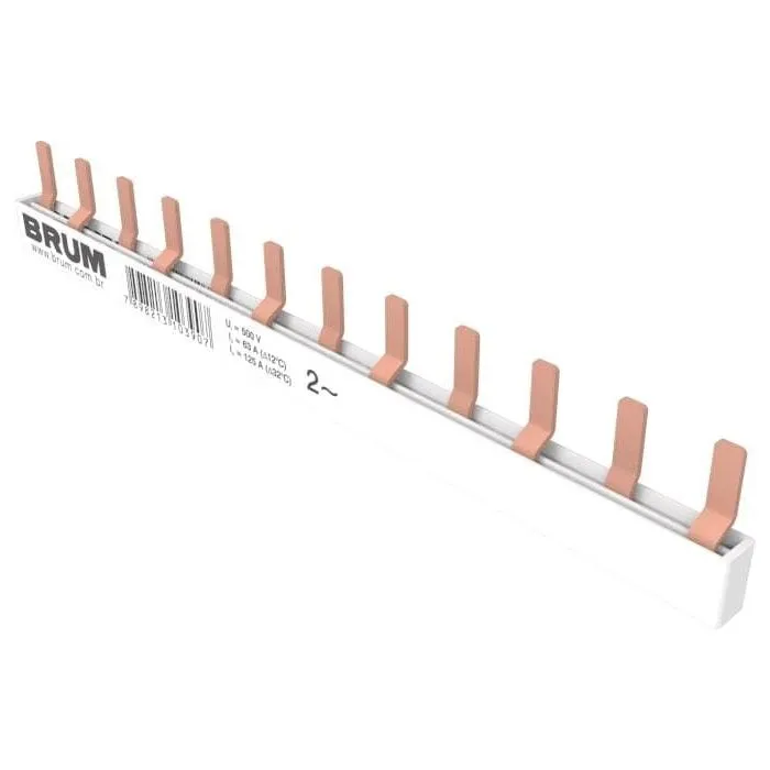 Imagem do produto Barramento Bifásico 120A 12 pólos - Brum