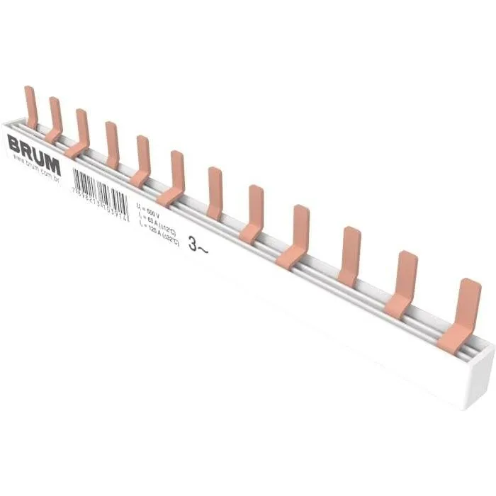 Imagem do produto Barramento Trifásico 120A 12 pólos - Brum