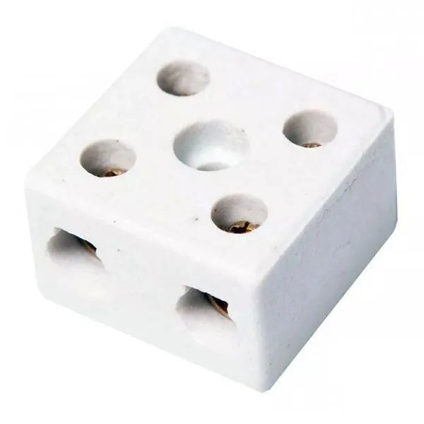 Imagem do produto Conector Porcelana 10mm 50a/600v 2 Polos Cp-1023