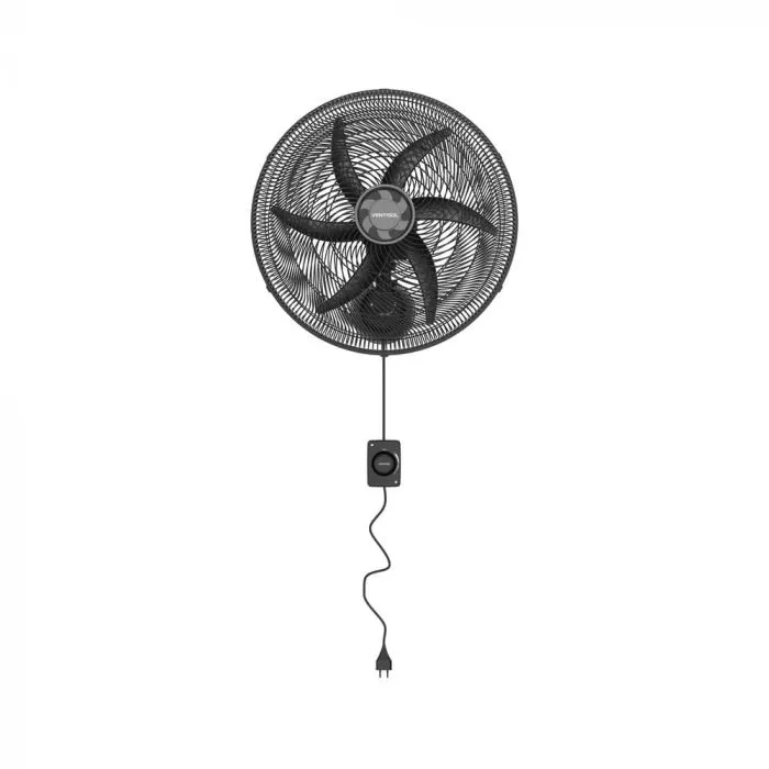 Imagem do produto Ventilador de Parede Monta Fácil Preto com 6 Pás 50cm 135W 127V - Ventisol