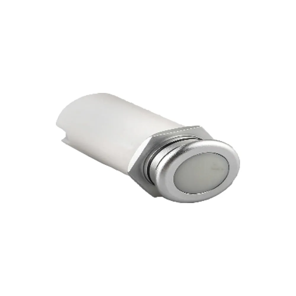 Imagem do produto Balizador de solo LED Luminatti bivolt 1W 3000k amarela 25lm