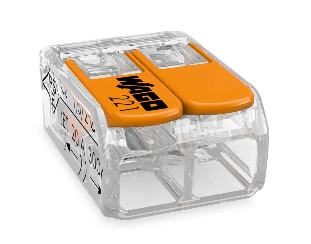 Imagem do produto Conector de emenda 2 Pólos - Flowpack 221-412 com 6 Wago