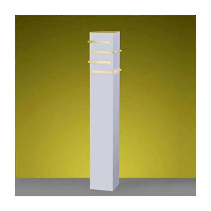 Imagem do produto Poste Balizador PA-9050 em Alumínio Branco 50cm para 1 Lâmpada E27 - Ideal iluminação