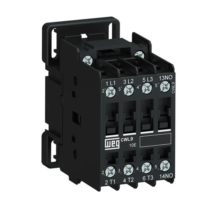 Imagem do produto Contator CWL Tripolar 1NF 9A 690V Bobina 220V - Weg