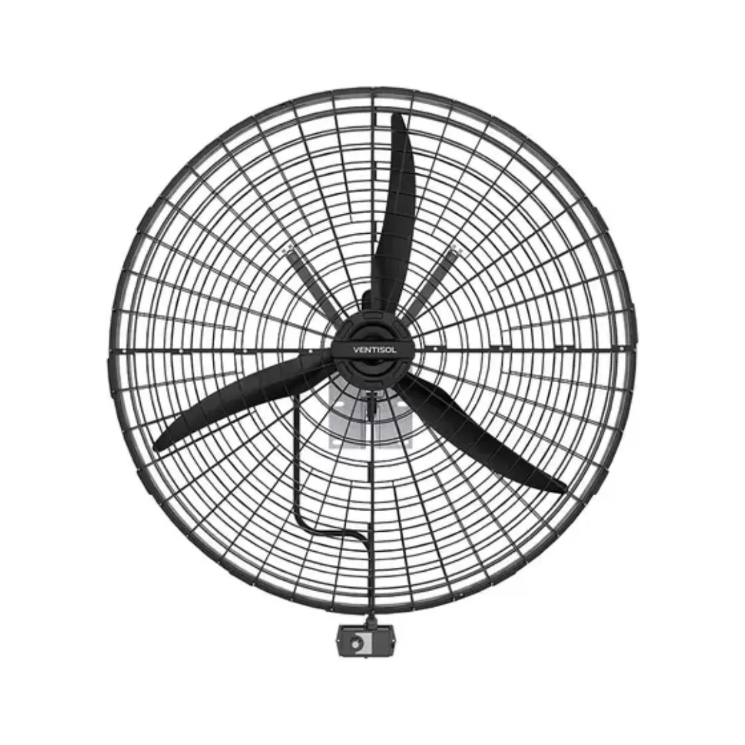Imagem do produto VENTILADOR OSCILANTE PAREDE 1MT 1/2CV 220V PRETO 3 PÁS